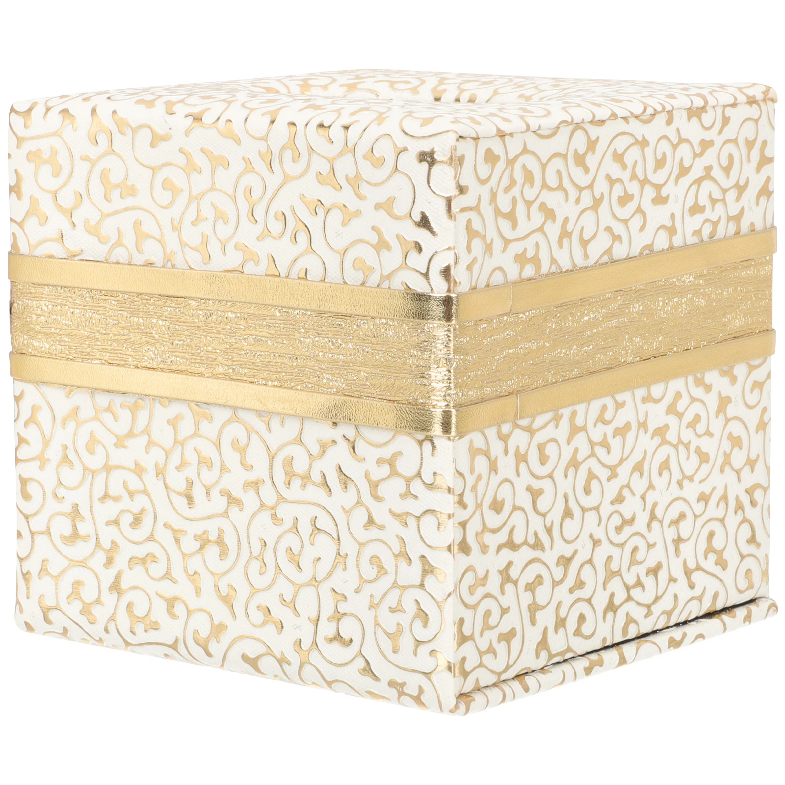 

Square Gold Tissue Box Holder Paper Towel Napkin Organizer Home Hotel Premium Storage Case For Facial Tissues Household