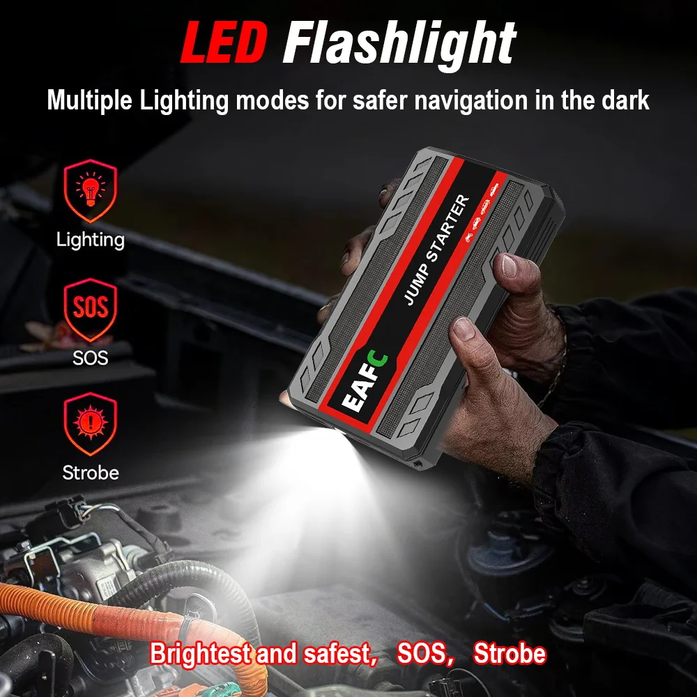 2000/1000/600A سيارة الانتقال كاتب بدء جهاز Jumpstarter السيارات المغفل الطوارئ بدء 12 فولت بطارية السيارة JumpStart قوة البنك #2