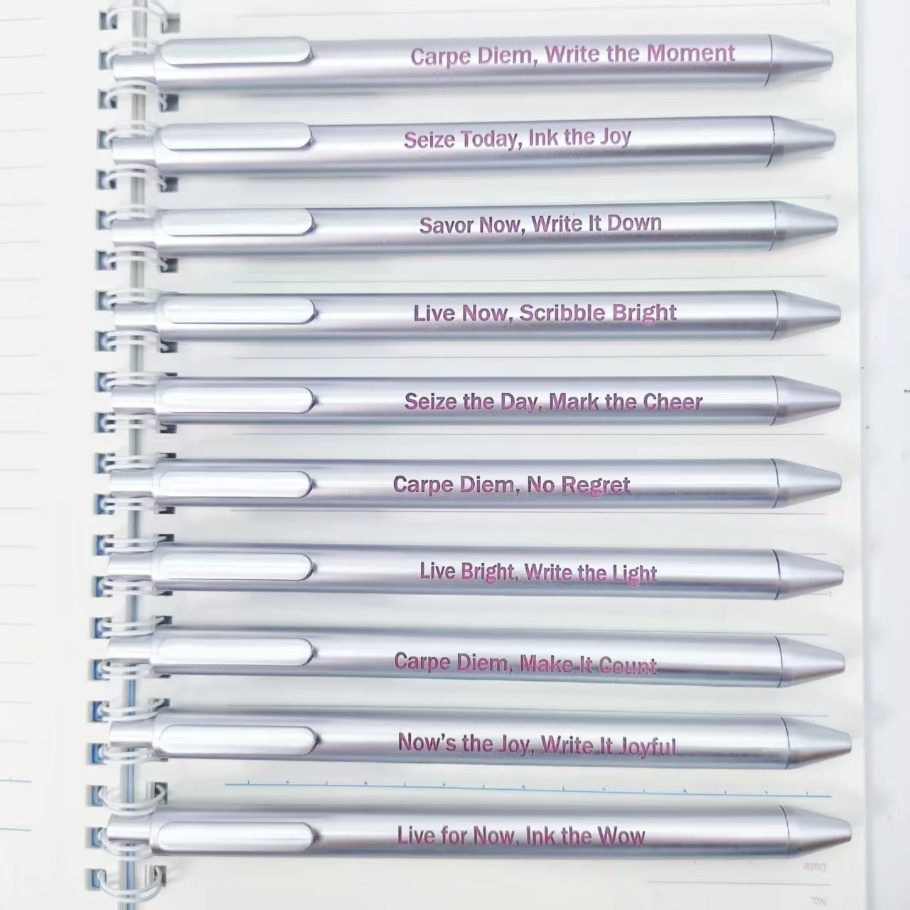 

15/28pcs Instant Fun Phrase Engraving Pen with Instant Fun Scalable Ballpoint Pen for Daily Office Stationery