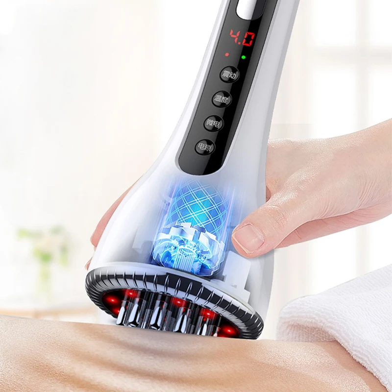 RSL-409 Electric Meridian Brush Scrapping Device Thin Home Massage Leg Dredging Whole Body Lymph Scraper Tool