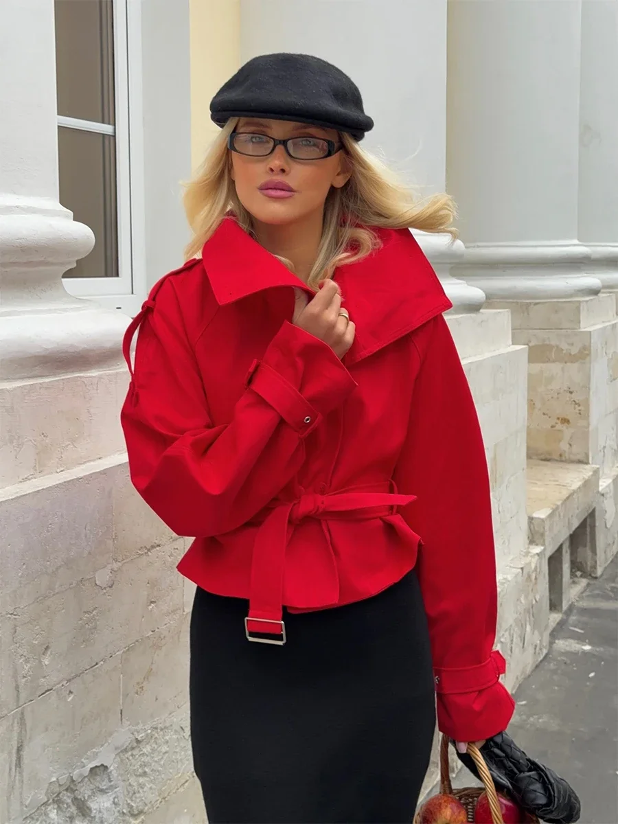 Wolfeel 2026 Series Autumn/Winter New Multi Functional Short Fashion Classic British Style Multi Functional Women's Jacket
