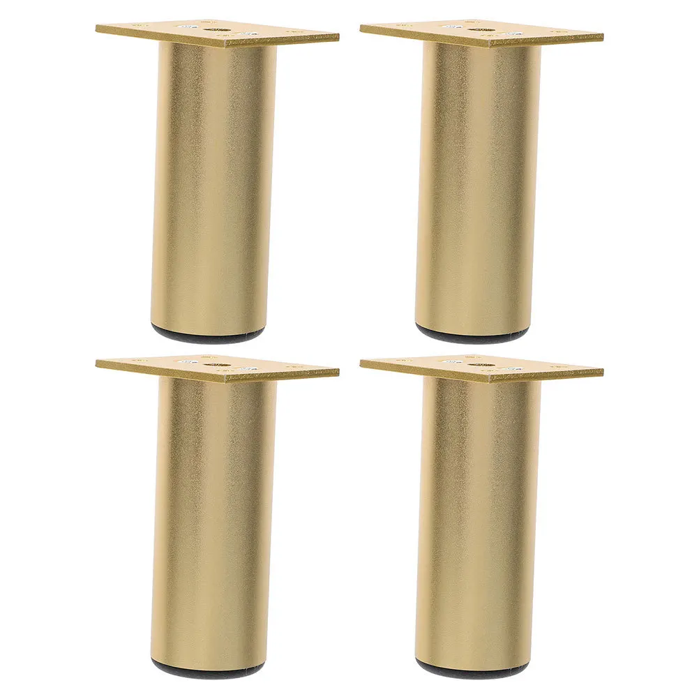 

4Pcs Aluminium Alloy Furniture Legs Adjustable Round Replacement for Cabinet Sofa Desk Table Chair Sofa Bed Furniture Legs