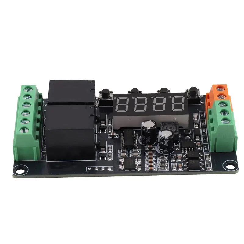 A34R& No Communication DC6-36V Power Supply 2-Channel Industrial-Grade Multifunctional Time Delay Relay Module, DC5V Output