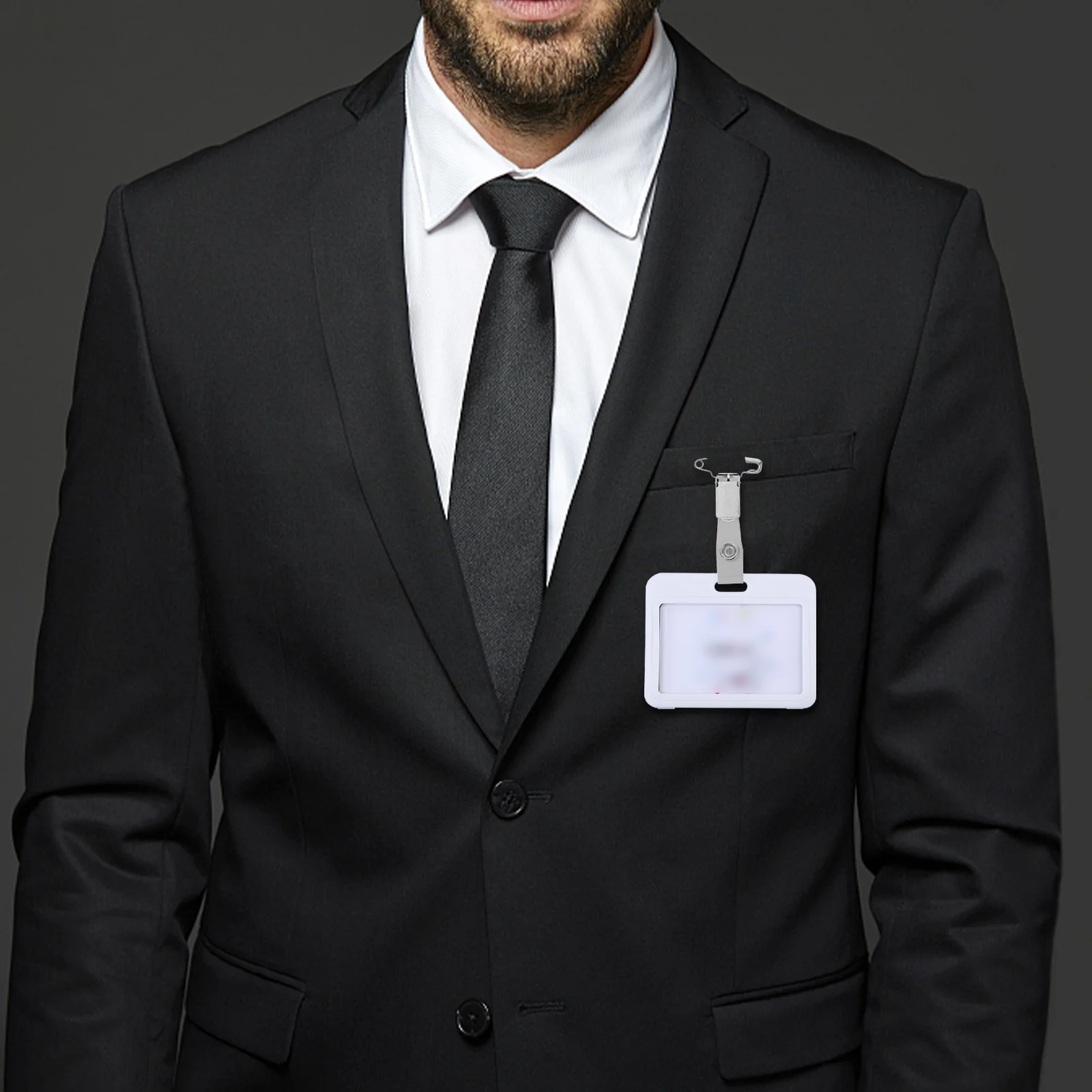 

10Pcs Metal Badge Clips Strong Grip Id Card Clip Holder for Name Tags Work Badge Holders Professional Use