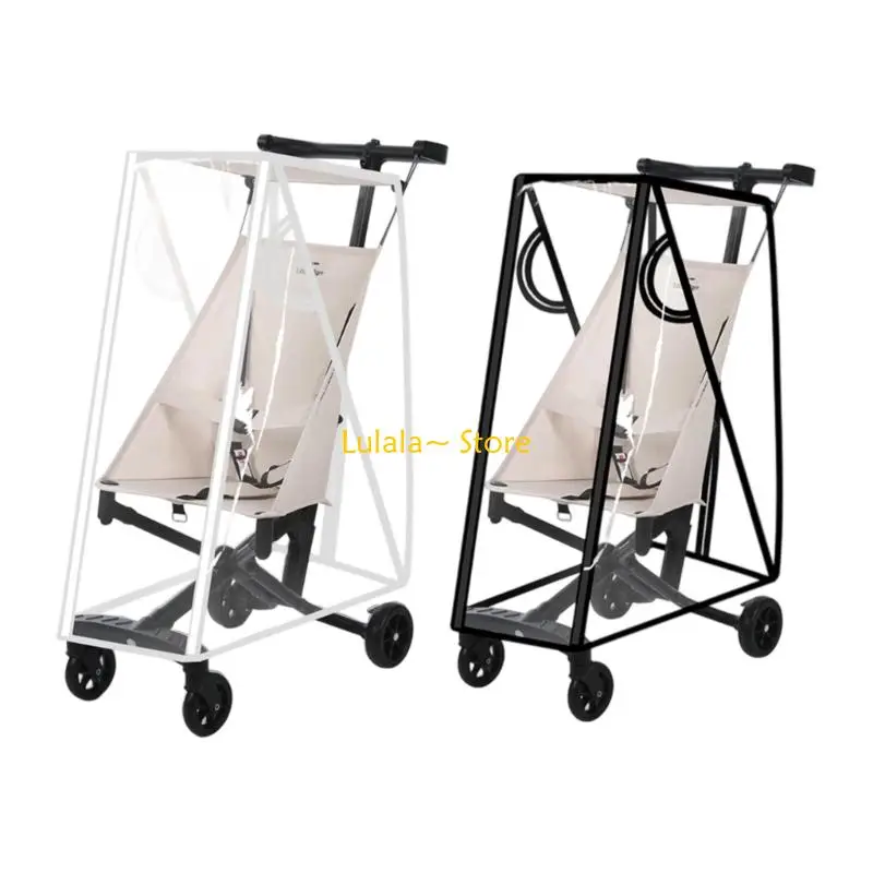 

Y4QA Simple Install Infant Pushcart Wind Layer Breathable Fabric Layer Raincover