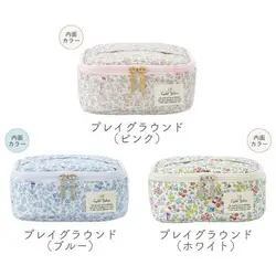 Kawaii Cute Sanrio Hello Kitty Cosmetic Bag Japanese Flowers High-Capacity Jewelry Bag Desktop Storage Toy Gift for Girls