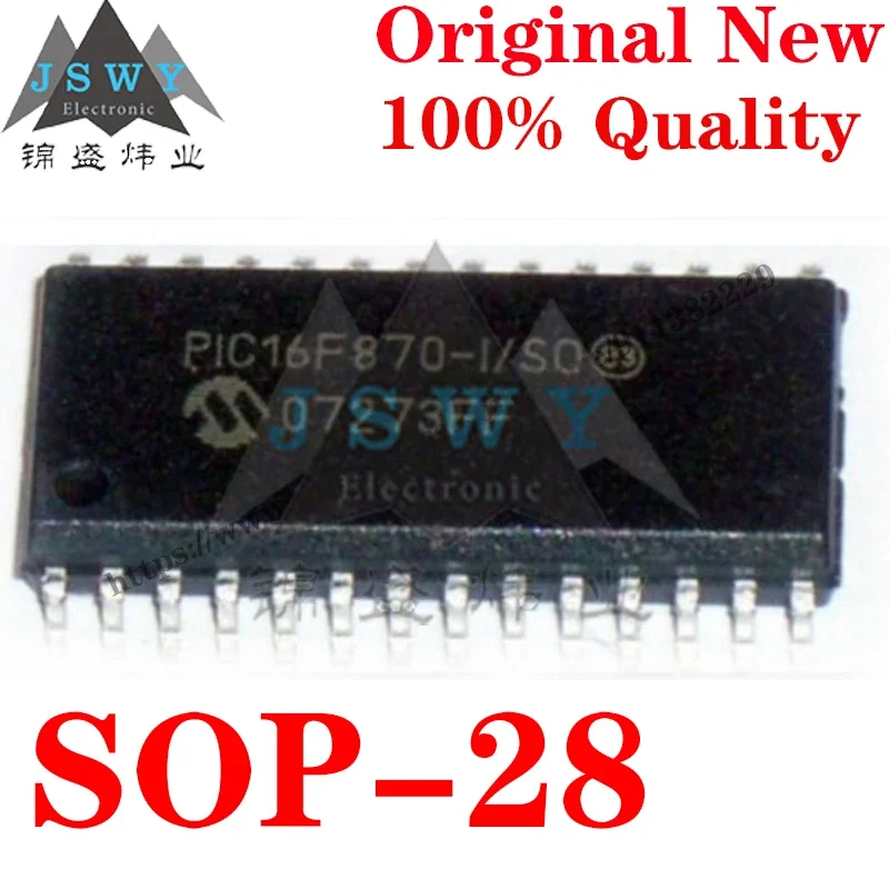 

10 PCS PIC16F870-I/SO PIC16F872 PIC16F1786 PIC16F1788 PIC16F1933 PIC16F1936 PIC16F1938 PIC16F18855 8-bit MCU IC Chip the for PCB