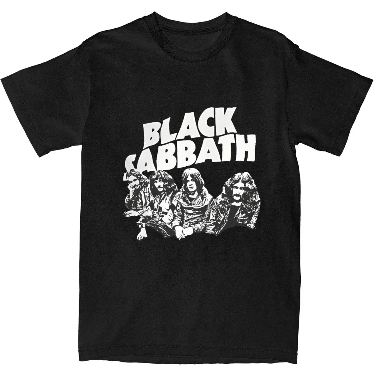 

Black Sabbaths T-Shirt Couple British Rock Music Band Streetwear 100% Cotton T Shirts O Neck Harajuku Tees Oversized Clothes