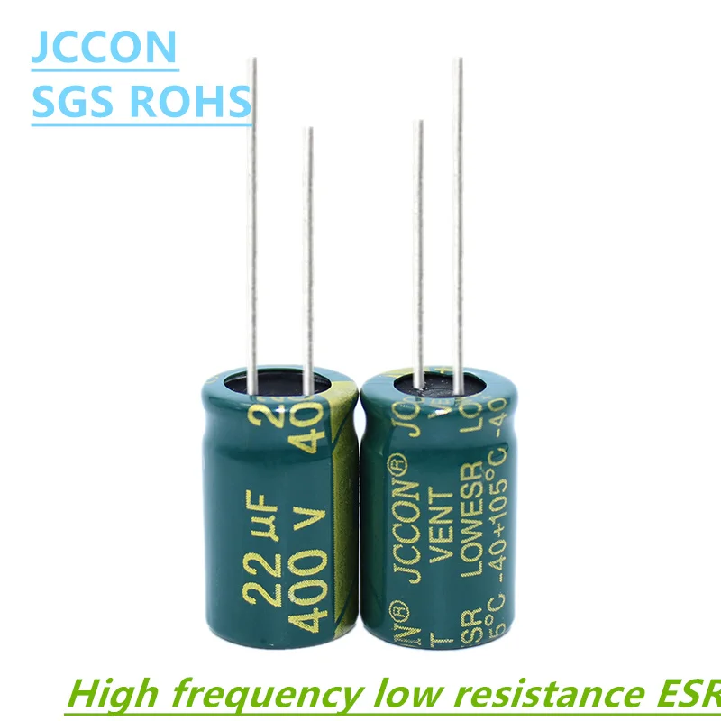 2-20pcs 400V 2.2/4.7/6.8/10/15/22/33/47/68/82/100/120/150/220 UF Inverter Power Adapter High Frequency Low Resistance Capacitor