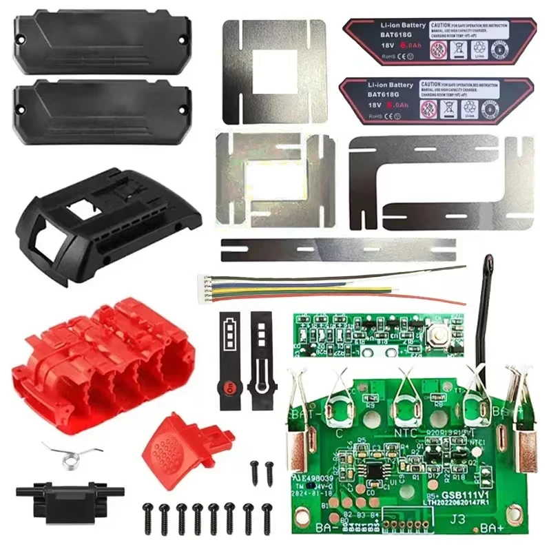 

Suitable for Bosch 18V Li-ion Battery Voltage Detection Protection Battery Plastic Case Box Shell PCB Protection Circuit Board