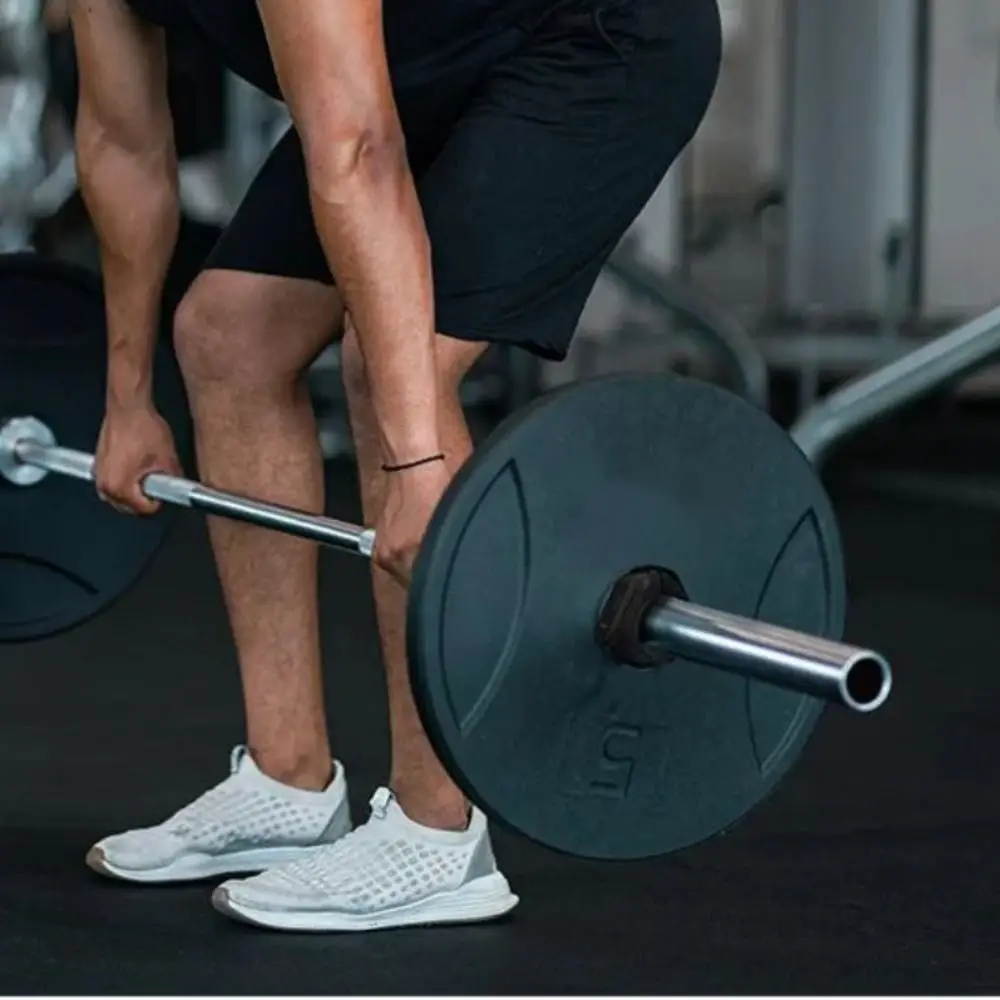 Magnetic Weightlifting Barbell Clamps Quick Release Deadlift Barbell Spin Lock Hexagon Universal Barbell Collars