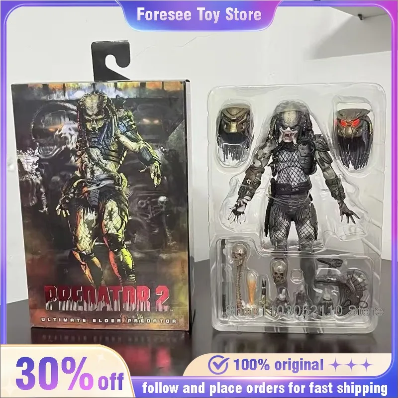 

Новый 18 см хищник, убийца, лидер, фигурка, статуя из ПВХ, украшение для рабочего стола, коллекция ремесленных украшений, подарки на день рождения, игрушки для детей