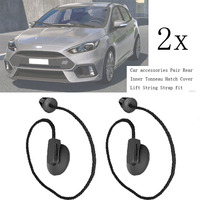 2X Car accessories Pair Rear Inner Tonneau Hatch Cover Lift String Strap fit  For Ford Focus MK3 12-18