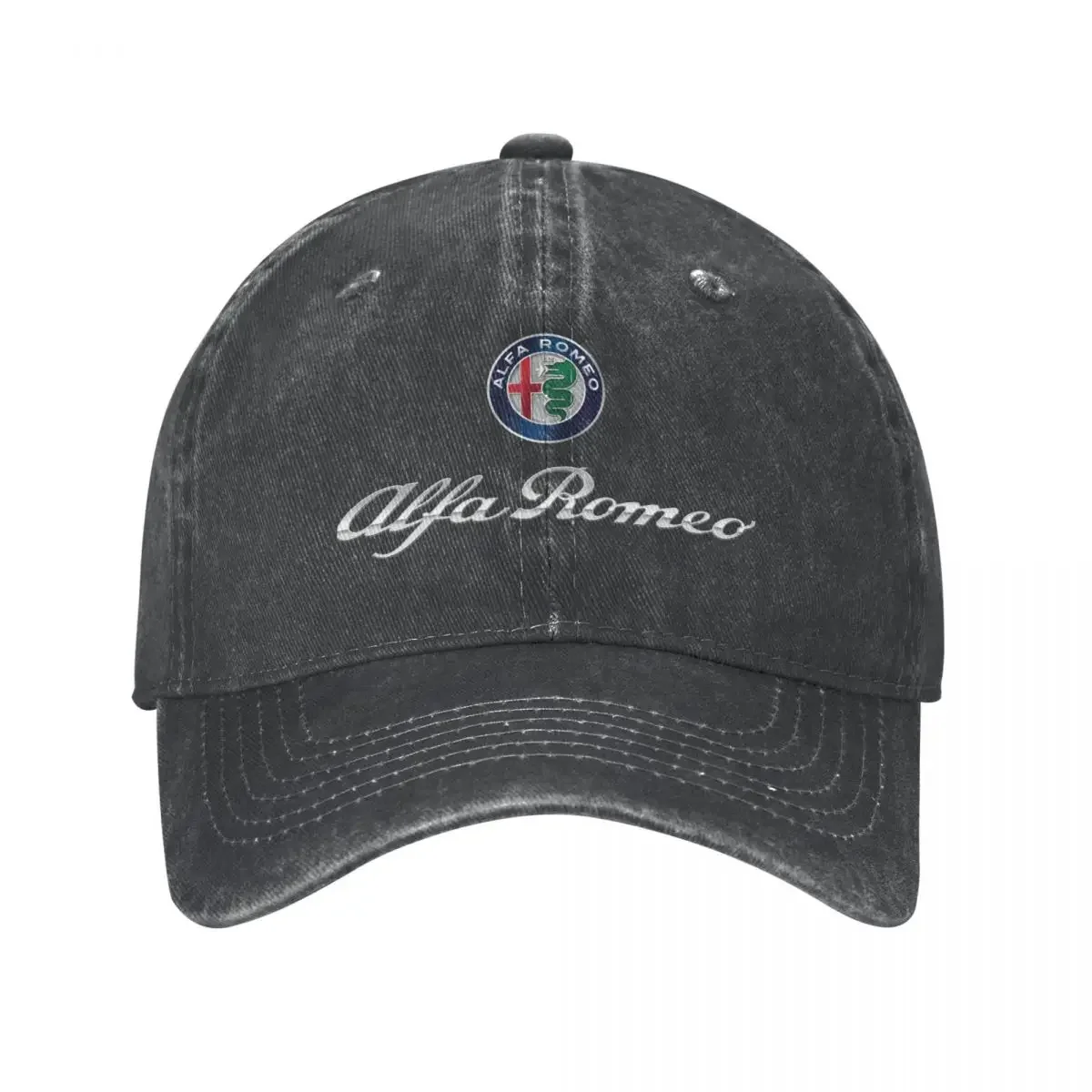 Alfa - Romeo Car Summer Baseball Caps Casual Denim Snapback Hat Funny Running Golf Gift Hats Cap for Men Women