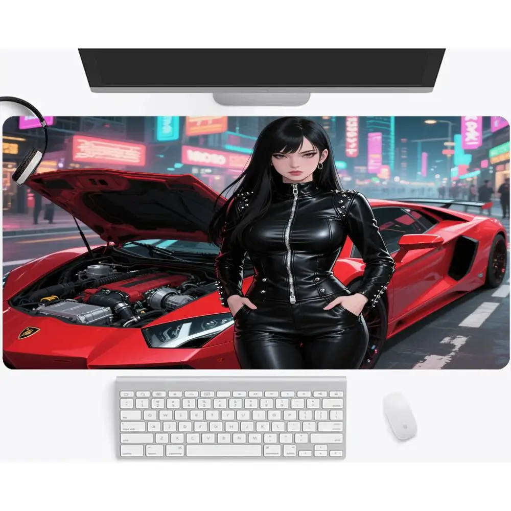 

Mouse size Pad Desk mat Office bedroom large mat Anti-slip laptop Desktop computer mouse mat