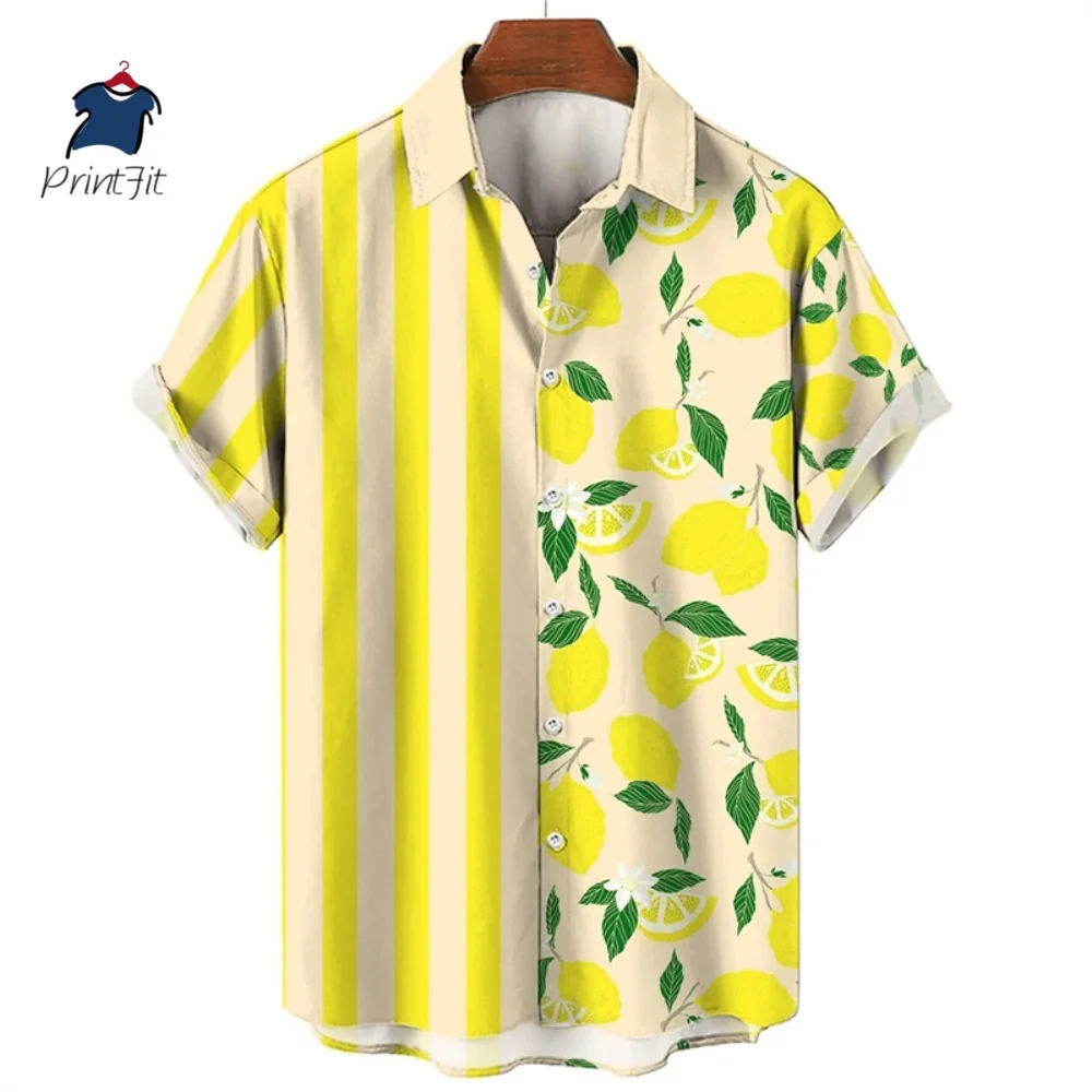 

Colorful Mushroom 3d Print Hawaiian Shirt Men Summer Vacation Shirts Button Lapel Short Sleeve Street Beach Shirt Clothing