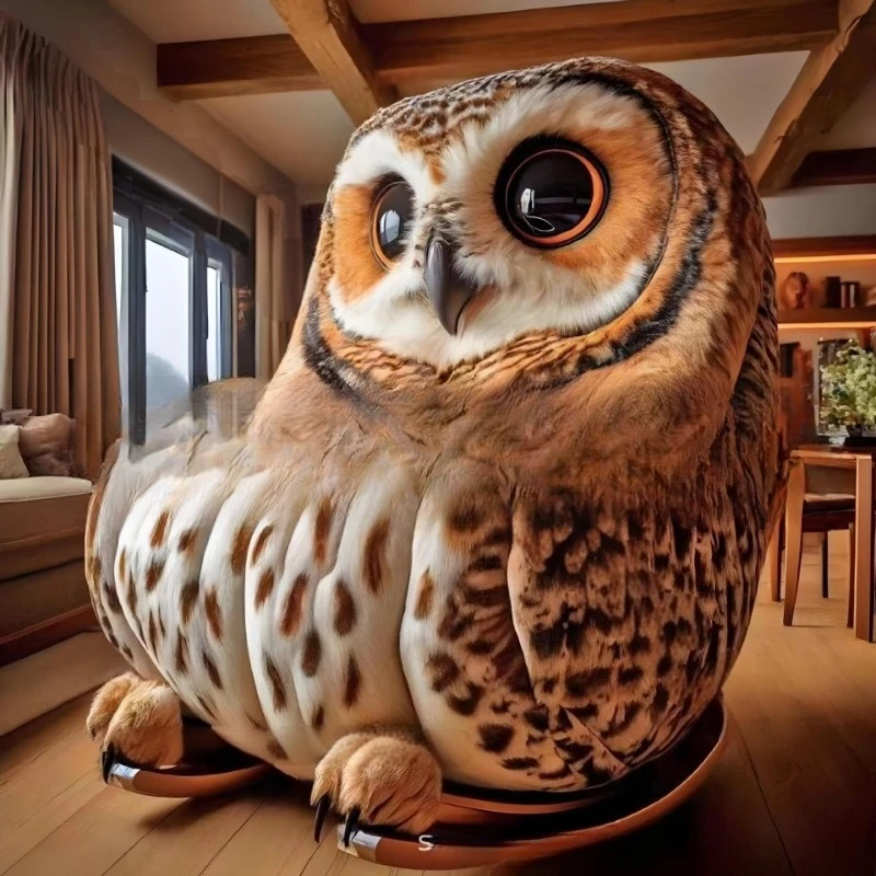 Internet celebridade coruja sofá sala de estar móveis bidimensional sofá quarto cama criatividade