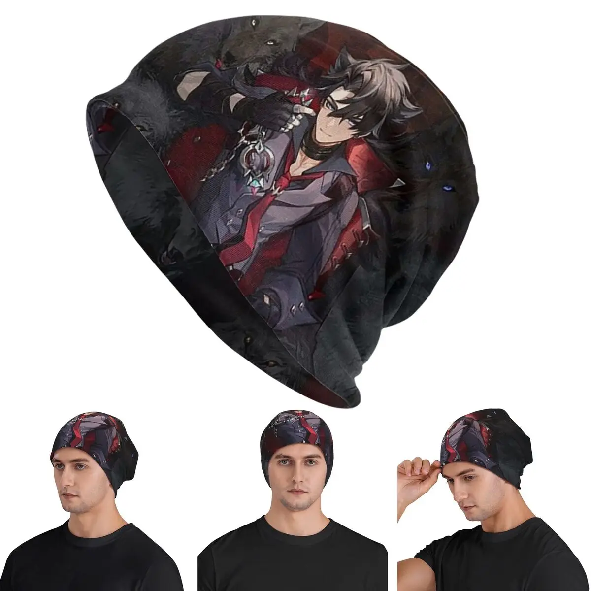 

Genshin Impact Wriothesley Risley Skullies шапки шапки теплая осенне-зимняя уличная шапка вязаные шапки для мужчин женщин взрослых