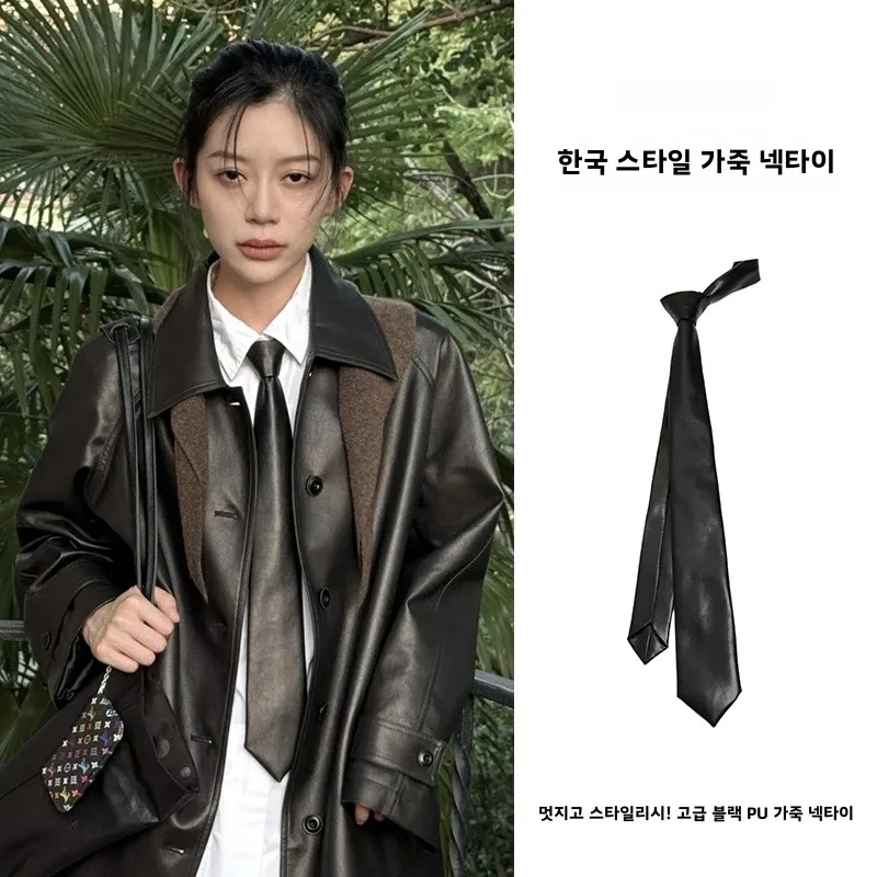 lenco-feminino-vintage-de-couro-pu-preto-com-laco-estilo-casual-elegante-coreano-acessorio-de-moda-para-outono-inverno