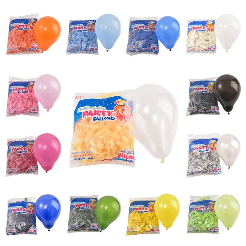 

PARTY Way 5inch Matt Round Latex Balloon Wedding Birthday Party Background Layout Anniversary Decoration Small Balloon 100pcs