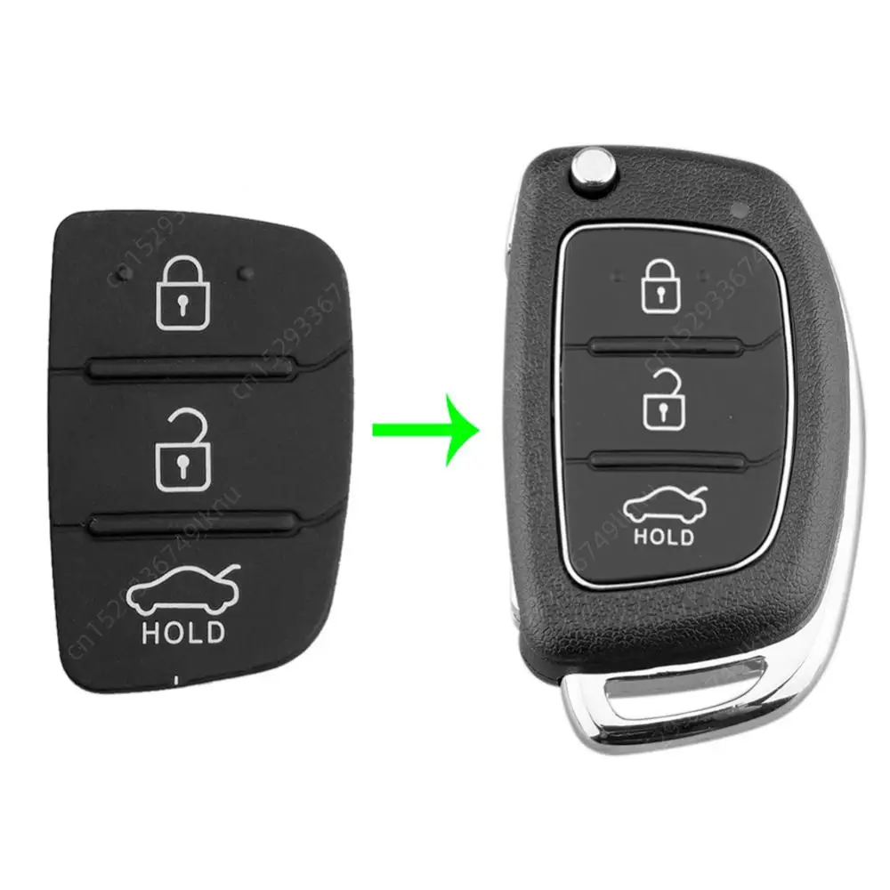 Obudowa pilota z kluczykiem samochodowym obudowa 3 przyciski obudowa pilota z kluczykiem samochodowym Smart Blade obudowa pilota pokrywa dla Hyundai I30 I35 IX20 Solaris Verna
