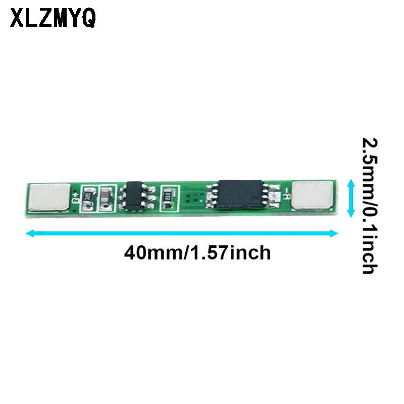 100pcs 1S 3.7V 3A Li-ion BMS Protection Board PCM For 18650 LiPo Battery, Overcharge/Short Circuit Protect, DIY Power Bank