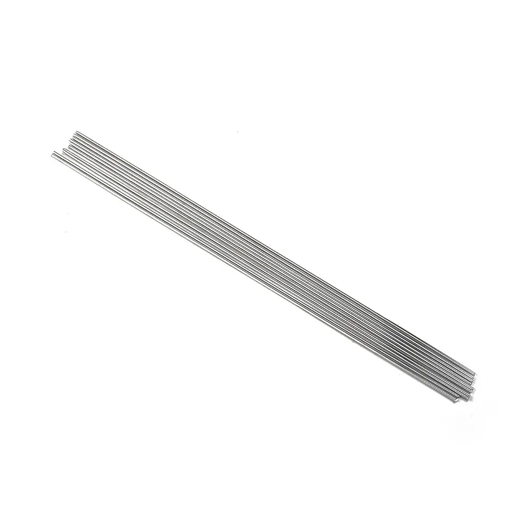 Nuevas varillas de soldadura de aluminio prácticas, 10 piezas, 33cm/50cm, 500mm/330mm, Kit de soldadura de fácil fusión plateado, baja temperatura