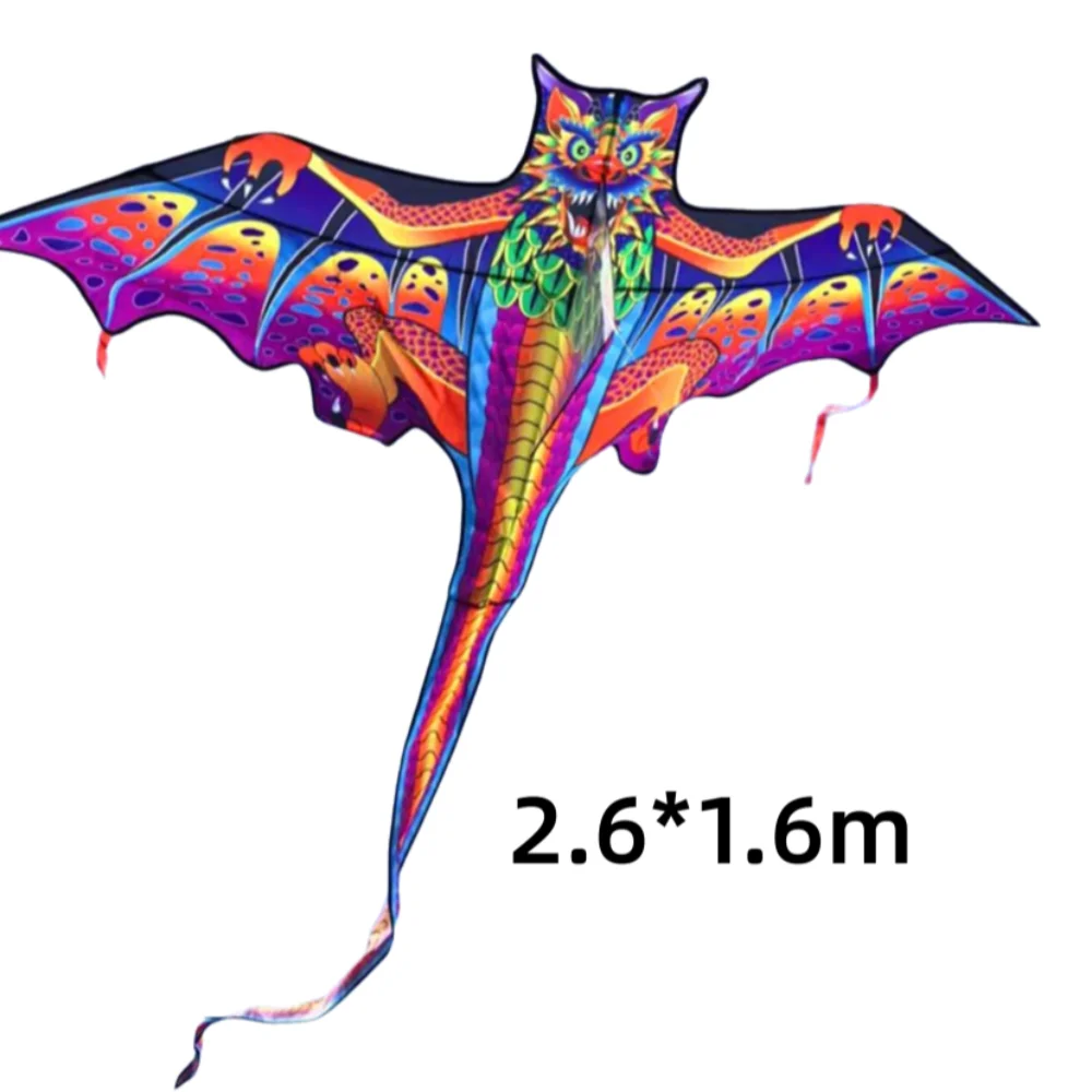 ใหม่ Easy to Fly Dragon Kite Pterosaur ดีบินเด็ก Kite 100 เมตร Kite Line การ์ตูนกลางแจ้งของเล่นสนุกกีฬา