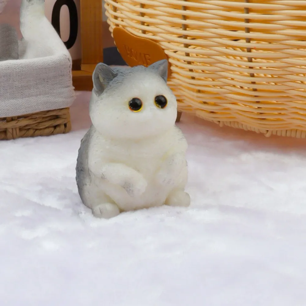 Bonito dos desenhos animados grande gato boneca squeeze brinquedo arco animal gato em forma de squeeze brinquedo macio colorido artificial boneca squeeze brinquedo escritório