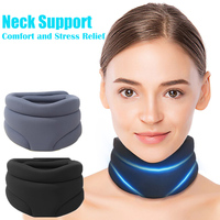 Neck Support Cervical Brace Cervicorrect Adjustable Foam Cervical Collar for Relieve Cervical Pain Airplane Travel Nap Health