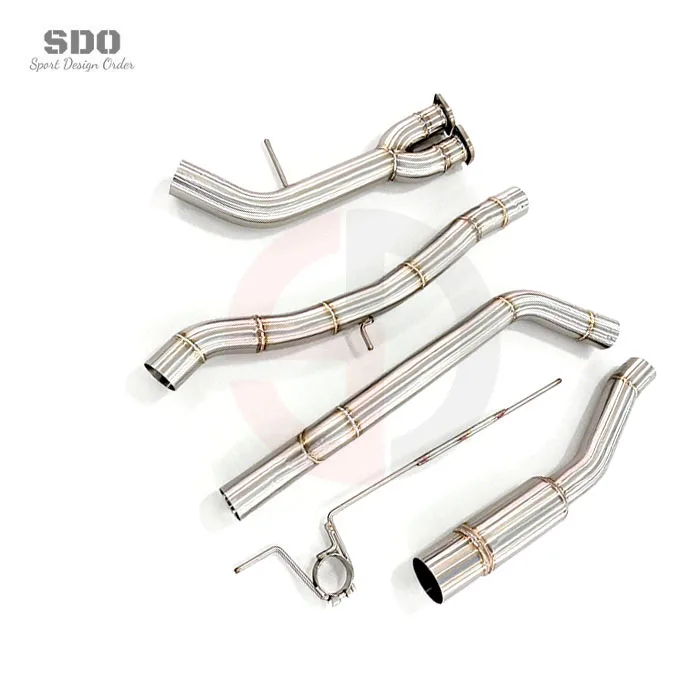 SDO New SS304 Catback Exhaust for F8X M3 M4 F80 F82 3.0T 2014-2019 Performance Direct System Muffler