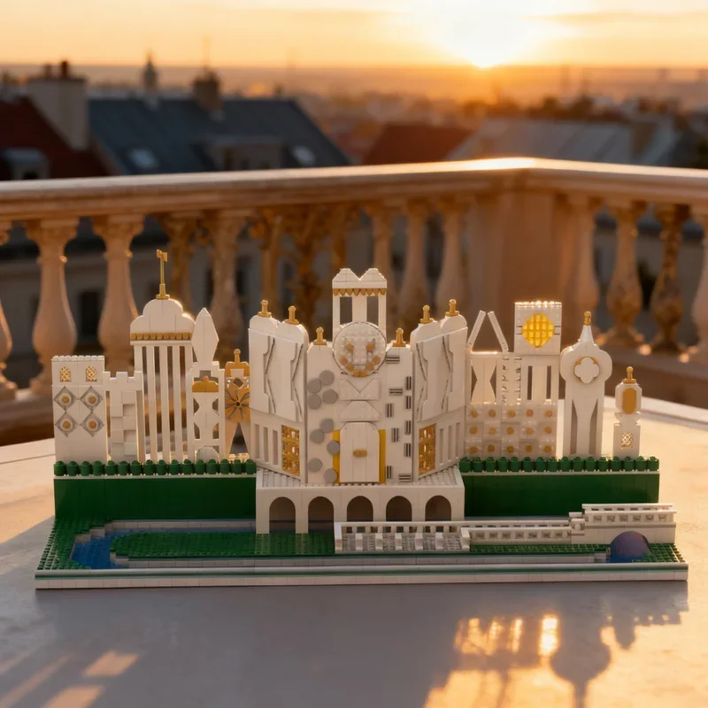 

2644pcs MOC It S A Small World Disneieny Model Building Blocks Construction Christmas Gifts Toy Creative DIY Idea Architecture