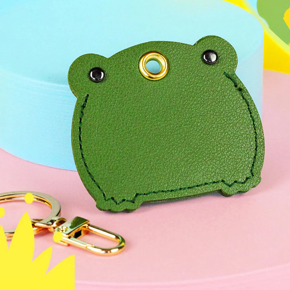 

Keychain Box Cute Card Holder Case Pu Protector Air Accessories Novelty Keychains Miss
