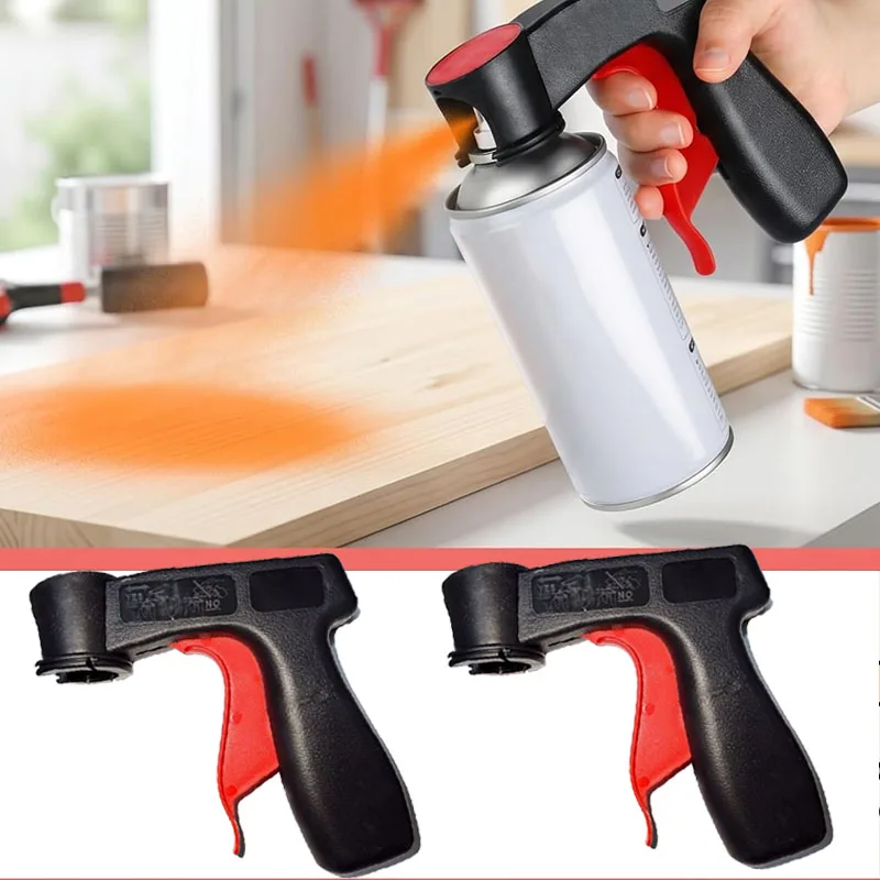 1-20PC Spray Paint Can Handle Pistol Grip Trigger Precise Control Smooth Even Spray for Car Body Wood Metal Craft Model Painting