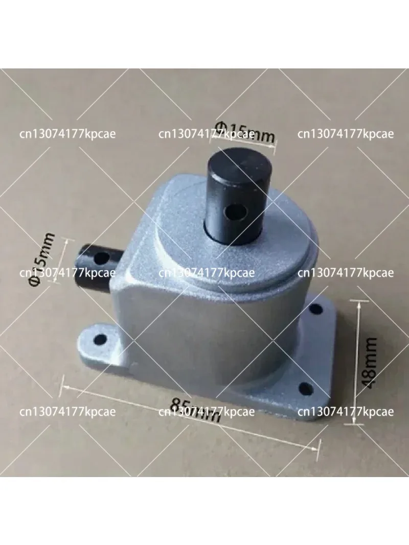 90 Degree Compact Right Angle Bevel Reversing Gearbox 1:1 Steering Ratio