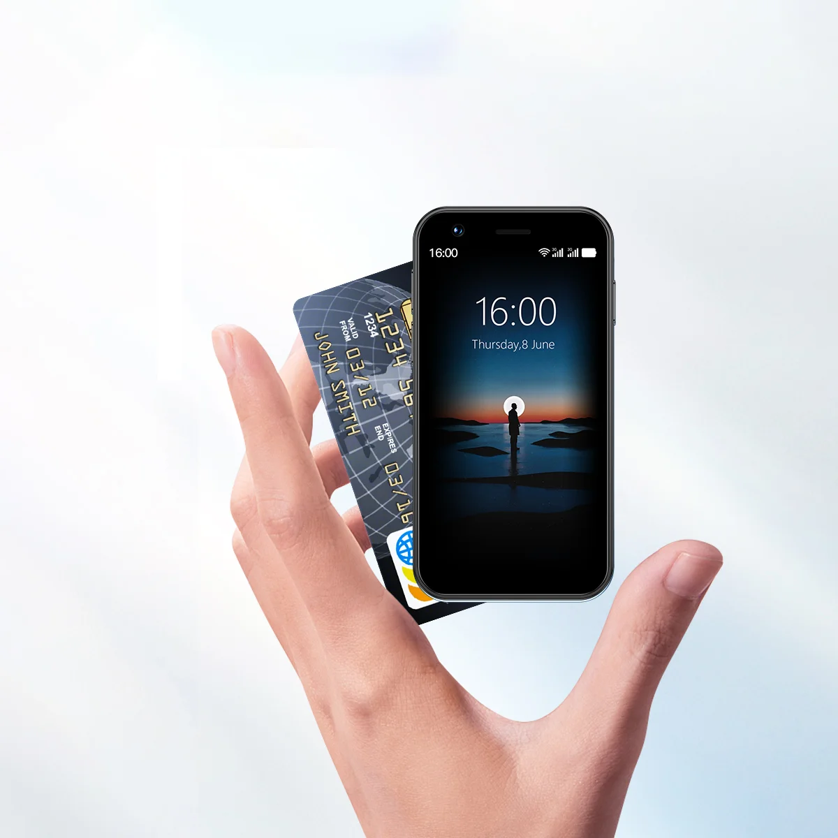 SOYES F8 Pro Max 3.0 بوصة، هاتف ذكي صغير مع Google Play، بطاقات SIM مزدوجة، بطارية 2000 مللي أمبير في الساعة، هاتف صغير خارجي