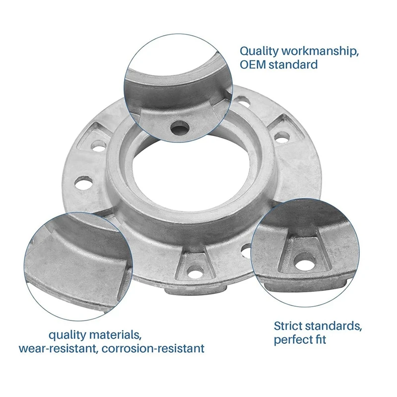 W 10324651   Kit de cubo de transmisión de cesta de lavadora, reparación duradera plateada para un rendimiento silencioso y sin fugas