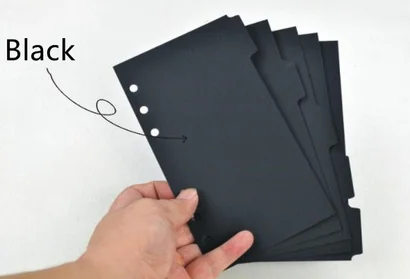 A4 A5 B5 A6 Color Index Page Craft Classification Page Loose-Leaf Book Separator Sheet Handbook Separator Office Accessories