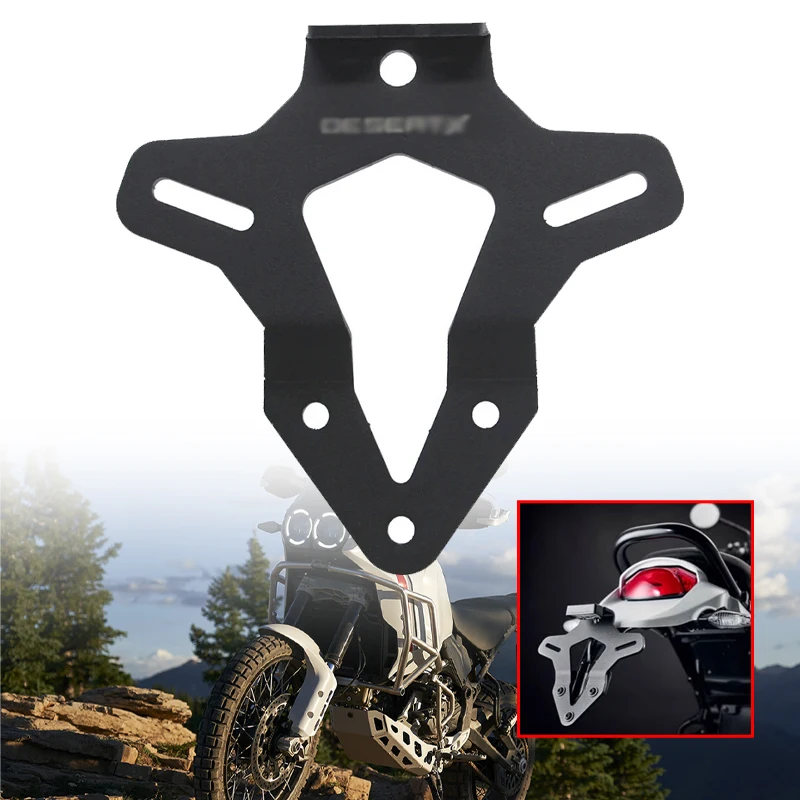 

Motorcycle License Plate Holder Fender Eliminator Registration Bracket For Ducati DesertX 2022 2023 Registration Plate Holder