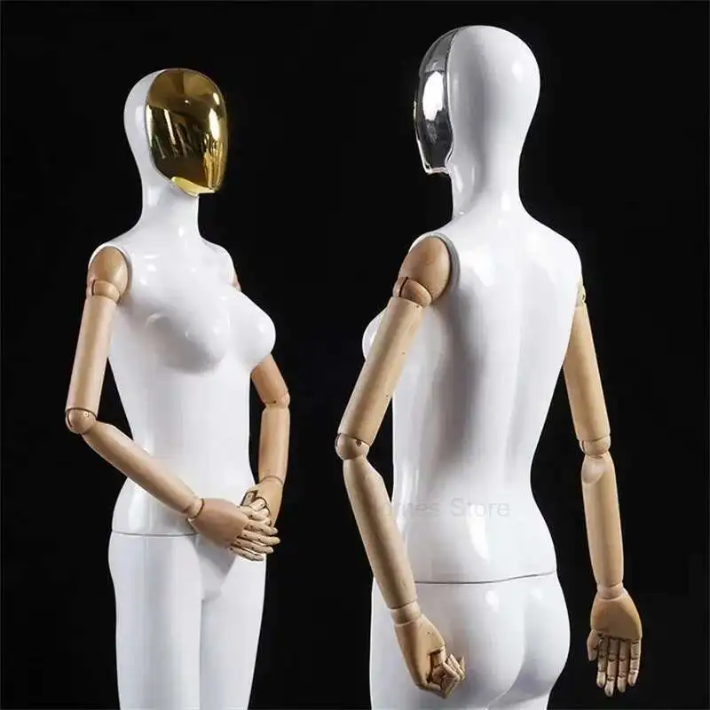 

Wedding Dress Model Clothing Store Clothing Display Prop Full Body Female Mannequin with Movable Arms Window Display Mannequin