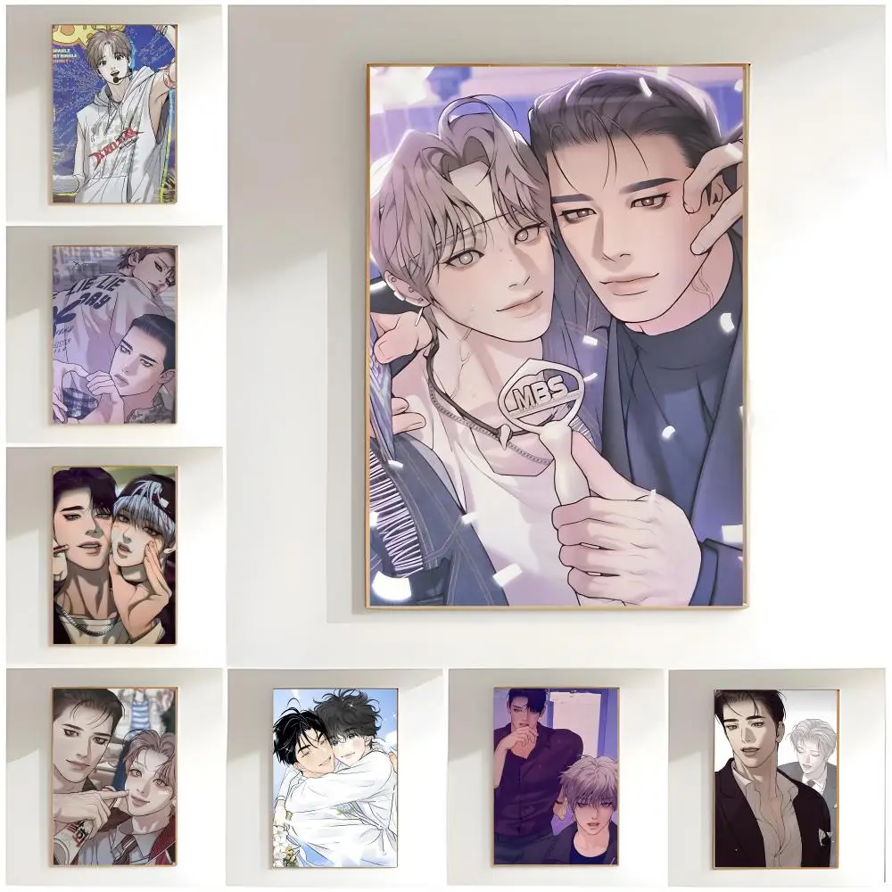dramatic manhwa Pearl Boy Ignite the Dawn Poster Classic Wall Art  Home Decor  Peel and Stick Unframed