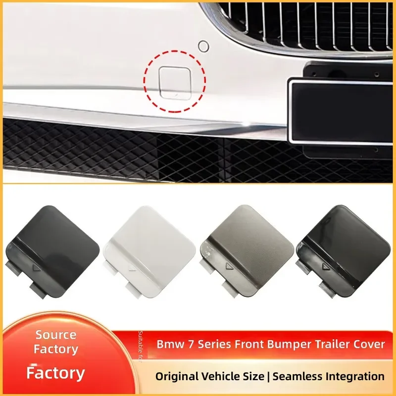 For BMW 7 Series F02 Front Bumper Tow Hook Cover 51117210880 Trailer Eye Cap