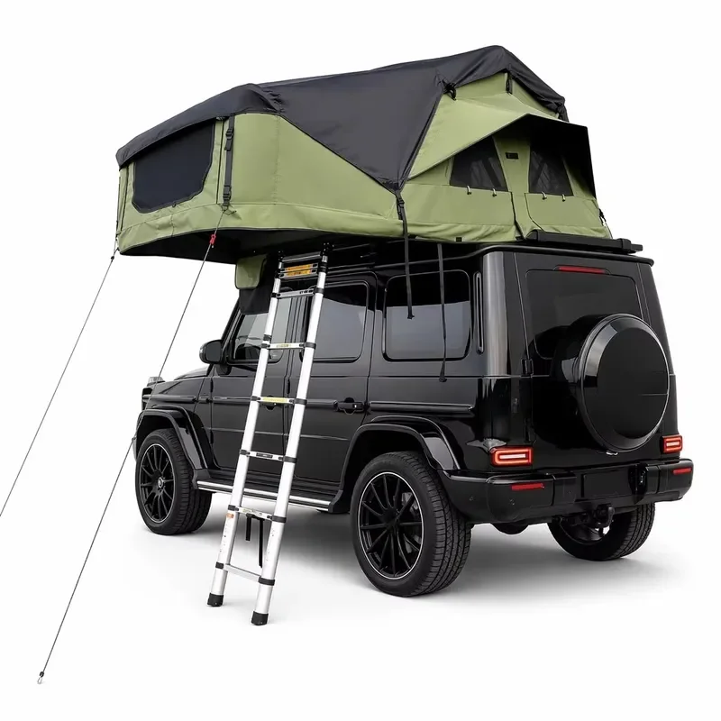 Soft Shell Rooftop Tent 3000mm Waterproof UPF50+ All-Weather Side Opening Camping Tent for Any Terrain Overlanding