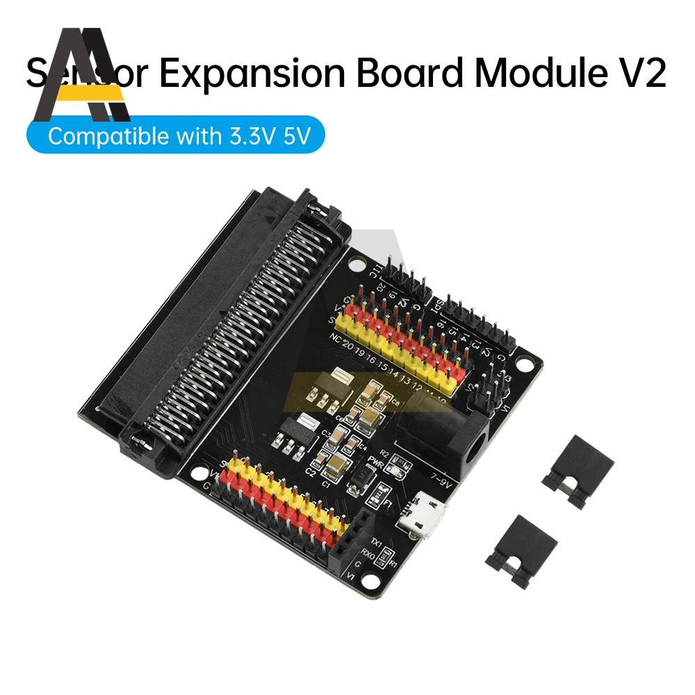 مايكرو: بت V2 لوح تمديد محول الاستشعار لوح تمديد وحدة متوافقة مع 3.3 فولت 5 فولت بيثون تطوير البرمجة #5