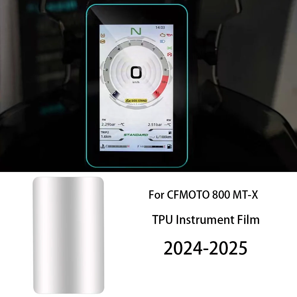 For CFMOTO 800 MT-X 800MTX Motorcycle TPU Instrument Film 20 800MTX LCD TFT Retrofit Dashboard Screen Protective Film Accessorie