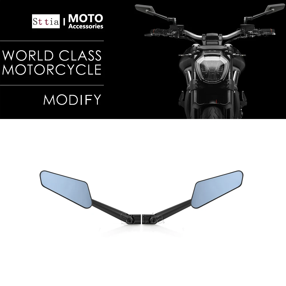 

For Ducati XDIAVEL X Diavel 1262 S Dark 2019-2025 Motorcycle Rearview Mirror Wind Wing Rear View Mirrors Side View Mirrors