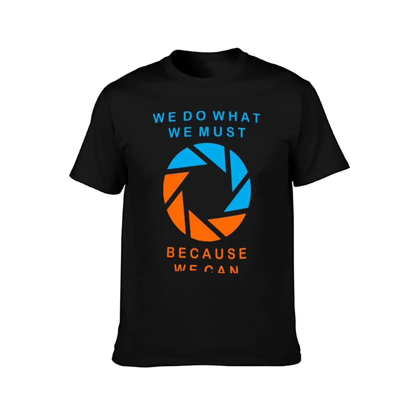 Aperture Logo with Motto T-Shirt Festival Casual Short Sleeve T-Shirt