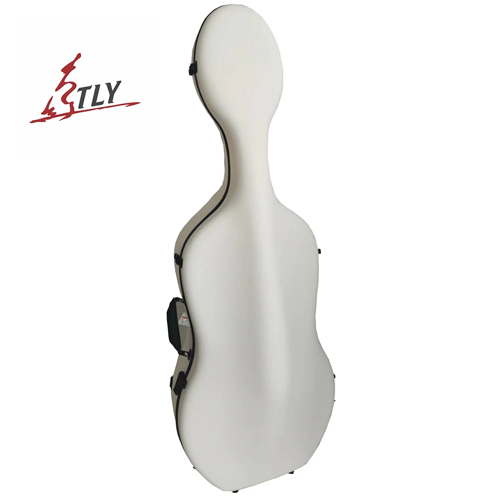 100% Pure Carbon Fiber High-grade Cello Hard Case With Combination Lock For 3/4 4/4 Light Cello Hard Case