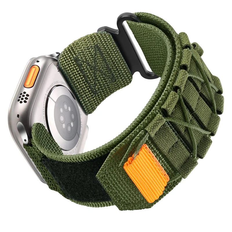 

Ultra Strap For Apple Watch Band 49mm 44mm 40mm 45mm 41mm 42mm Alpine Tactical Nylon Bracelet correa iwatch Series 9 8 SE 7 6 5