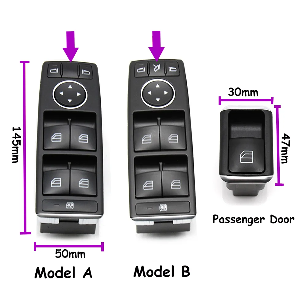 W204 W207 W212 X204 W218 LHD RHD Electric Master Power Window Switch Regulator Control Button For Benz C E GLK CLS Class
